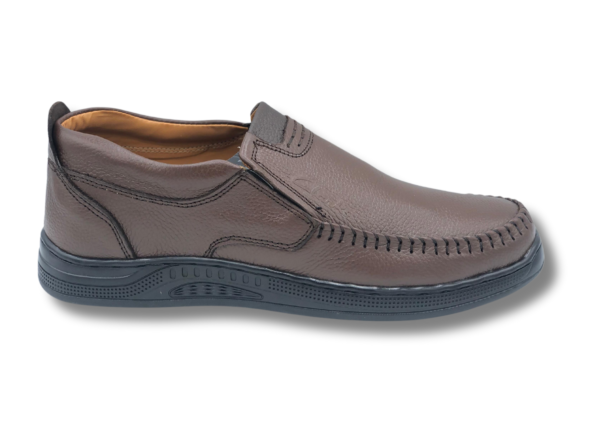 ART-0705 Brown,Black Casual cow leather Shoes - Image 9